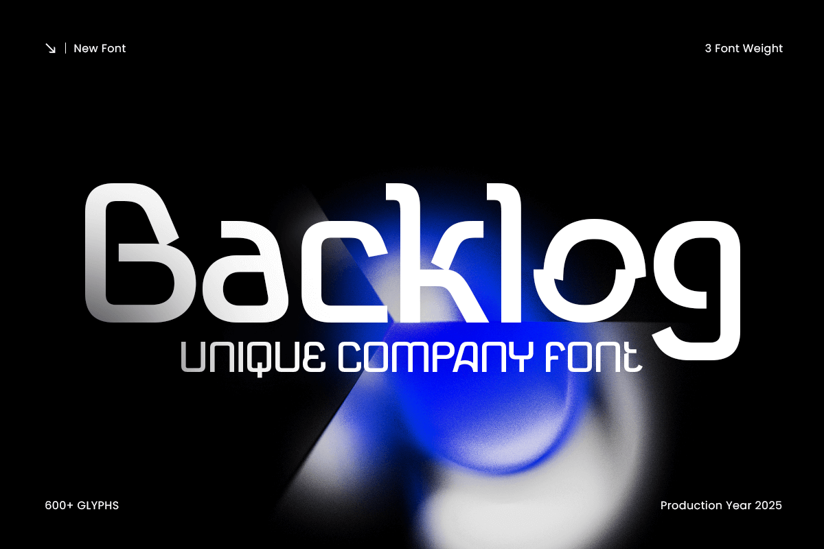 Backlog - Unique Modern Company Font – Sensatype Studio