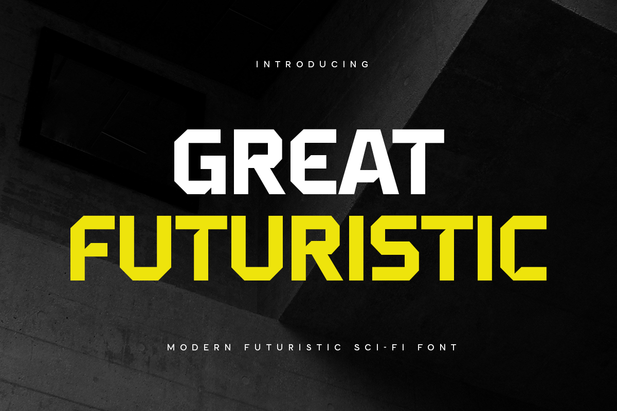 Great Futuristic - Modern Futuristic Scifi Font 1.png