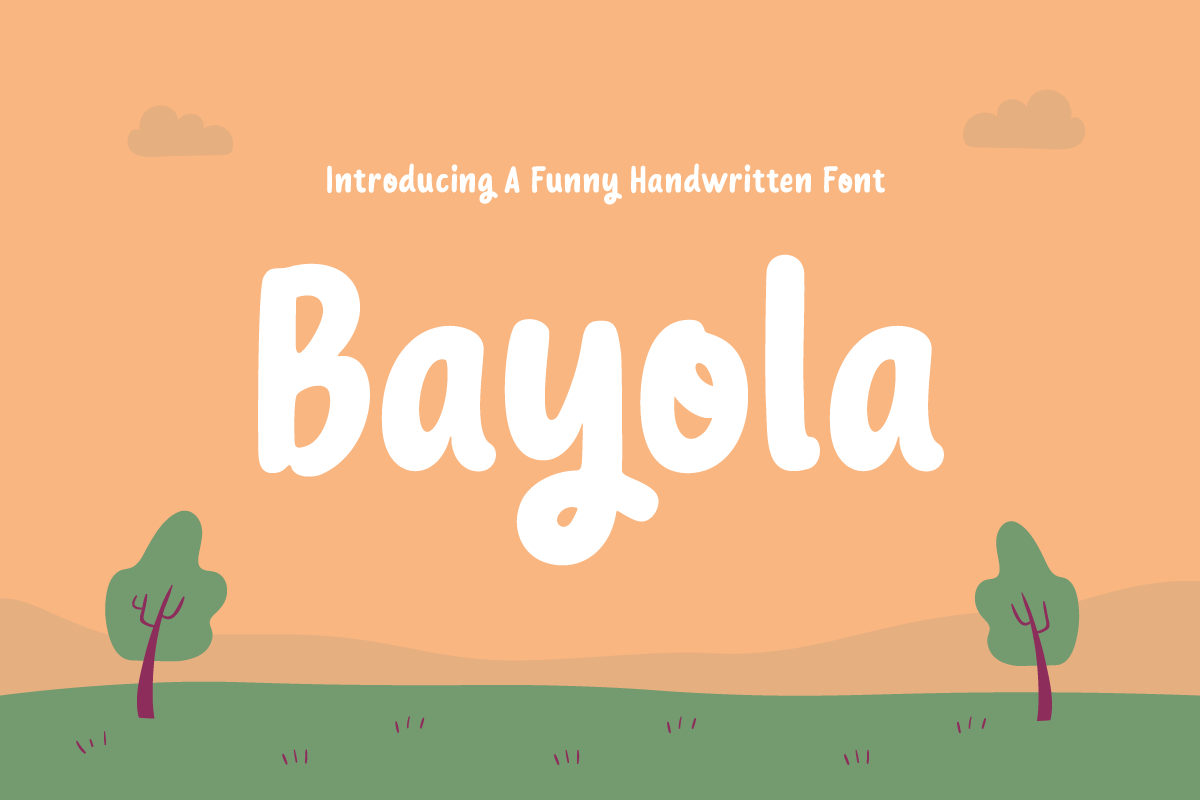 Bayola - Funny Handwritten Font-01.png