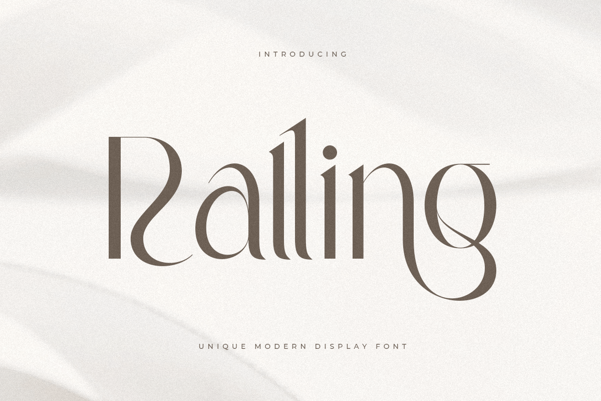 Ralling - Unique Modern Display Font 1.png
