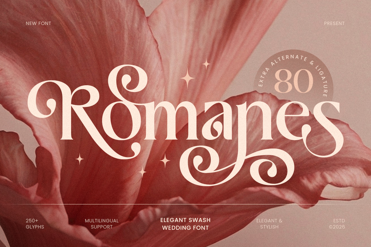 Romanes - Elegant Swash Wedding Font 1.png