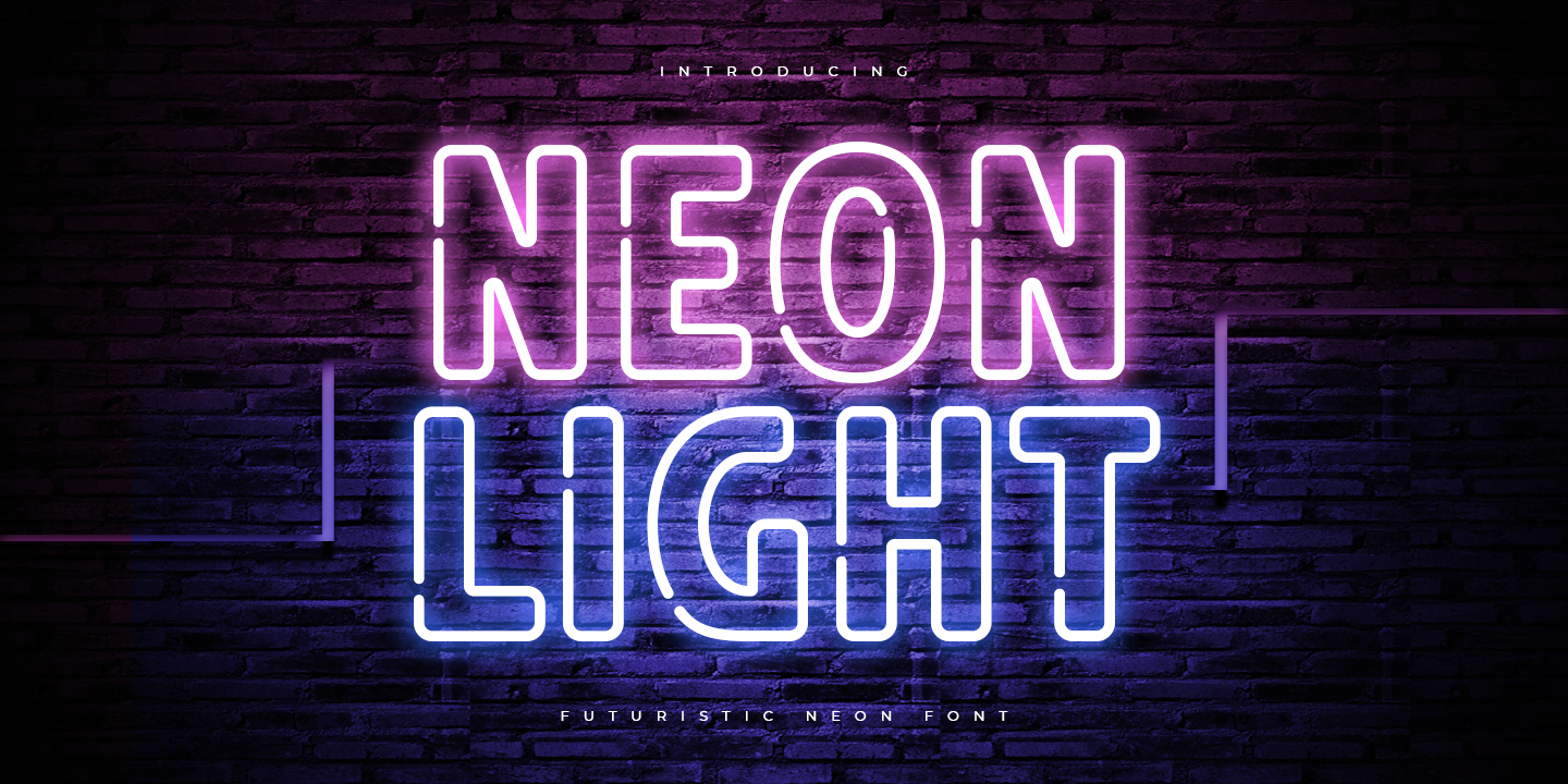 Neon Light - Futuristic Neon Font 1.png