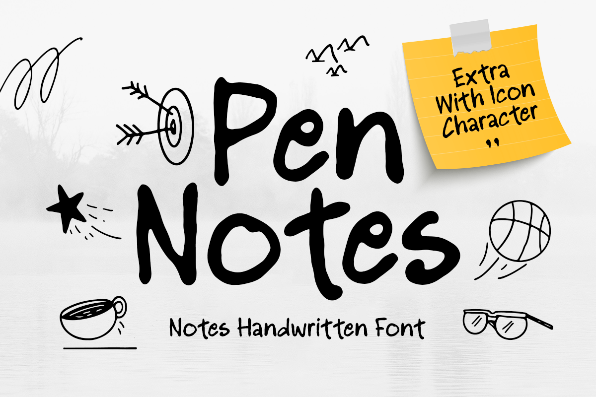 Pen Notes - Notes Handwritten Font 1.png