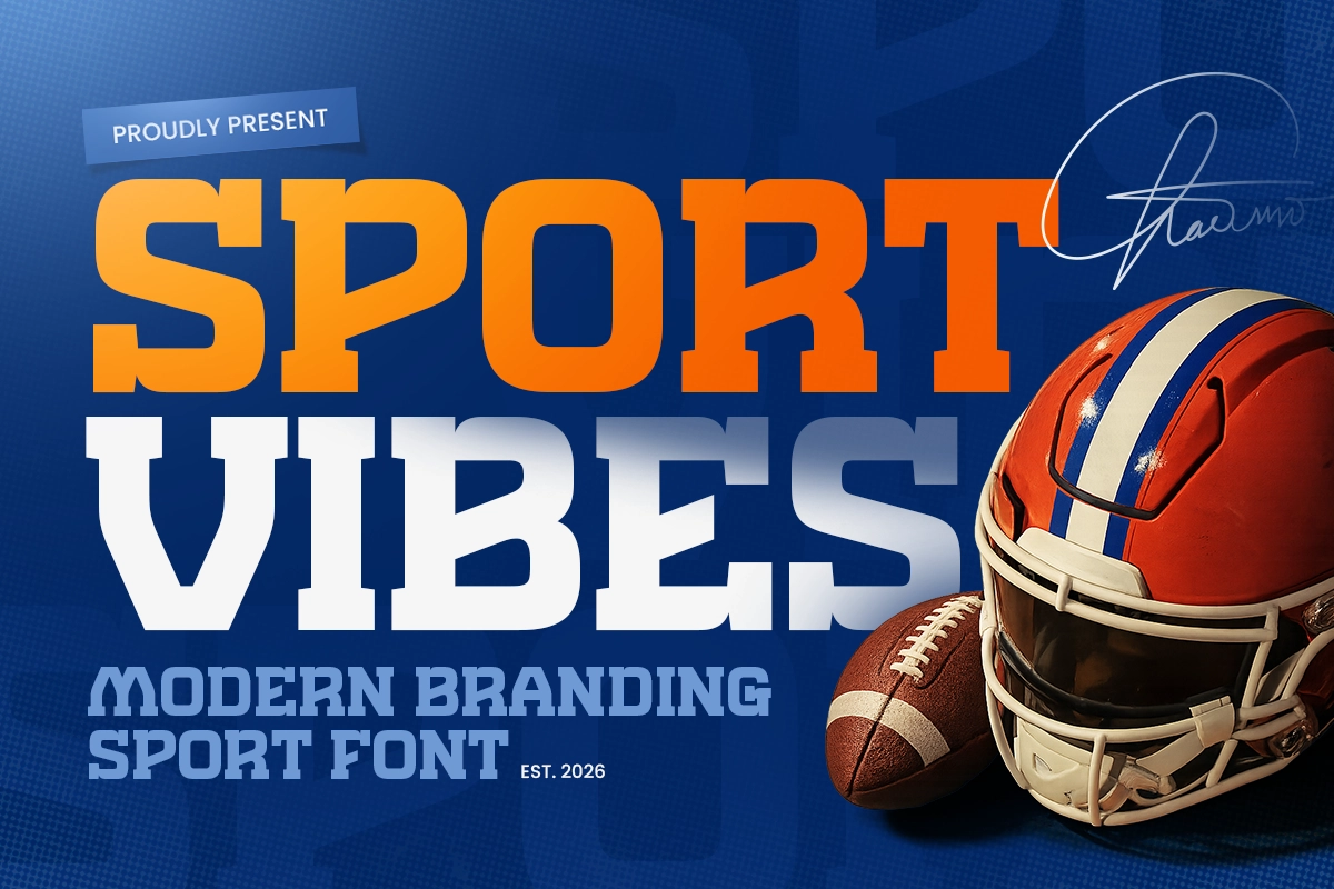 Sport Vibes - Modern Branding Sport Font.webp
