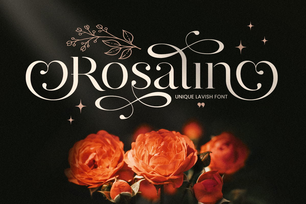 Rosalin - unique lavish font 1.png